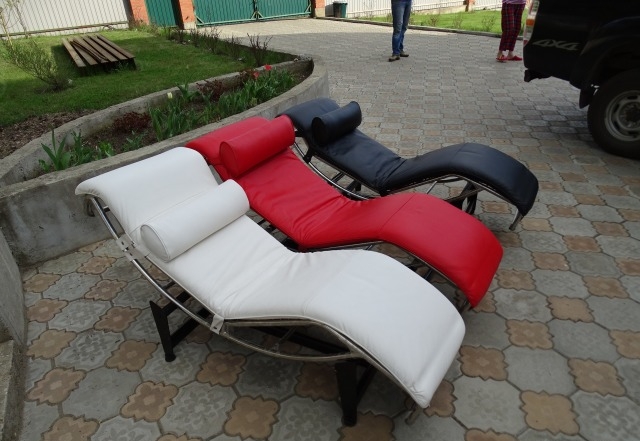  шезлонг Le Corbusier Style Chaise Longue LC