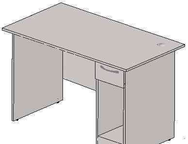 Компьютерный стол (Серый)