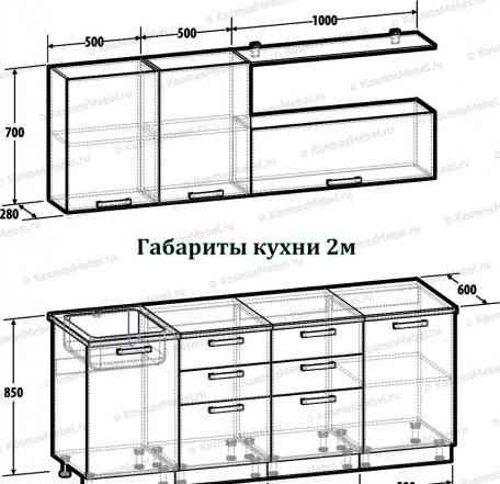 Новые Кухни с фотопечатью 2.0м (глянец)