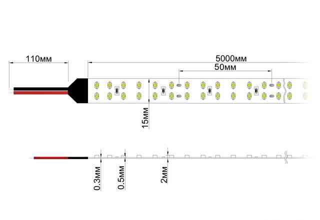 Светодиодная лента IP22 3528 240 LED