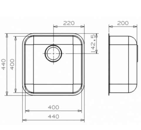 Мойка кухонная Reginox IB4040 U LUX