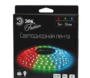 Светодиодная лента Эра LS5050 60LED IP20 RGB