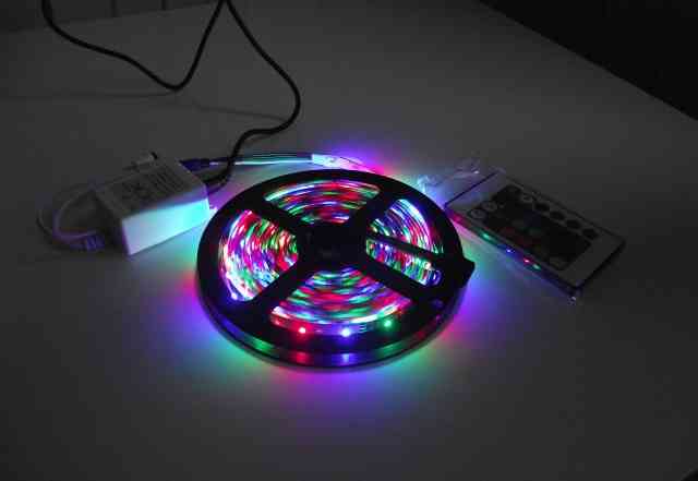 Светодиодная лента RGB. Комплект