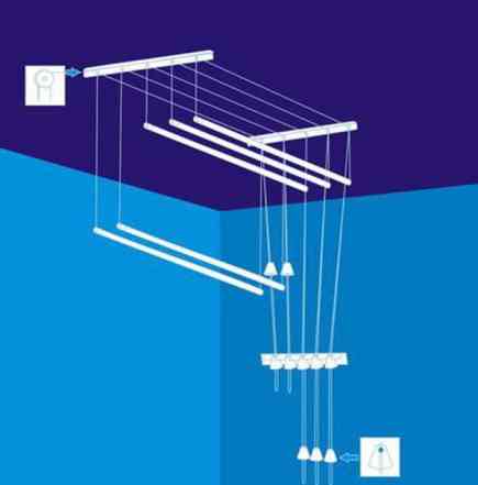 сушилку для белья потолочную, новую