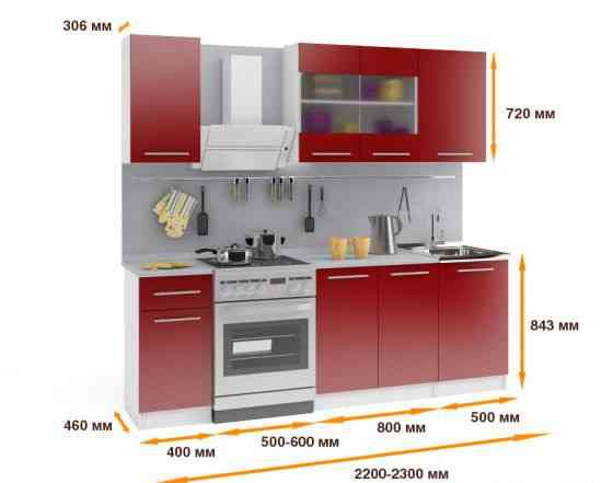 Кухня 2.4 м цена за весь гарнитур