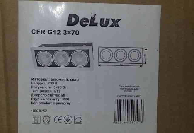 Светильник потолочный delux CFR G12 3x70 софит Мет